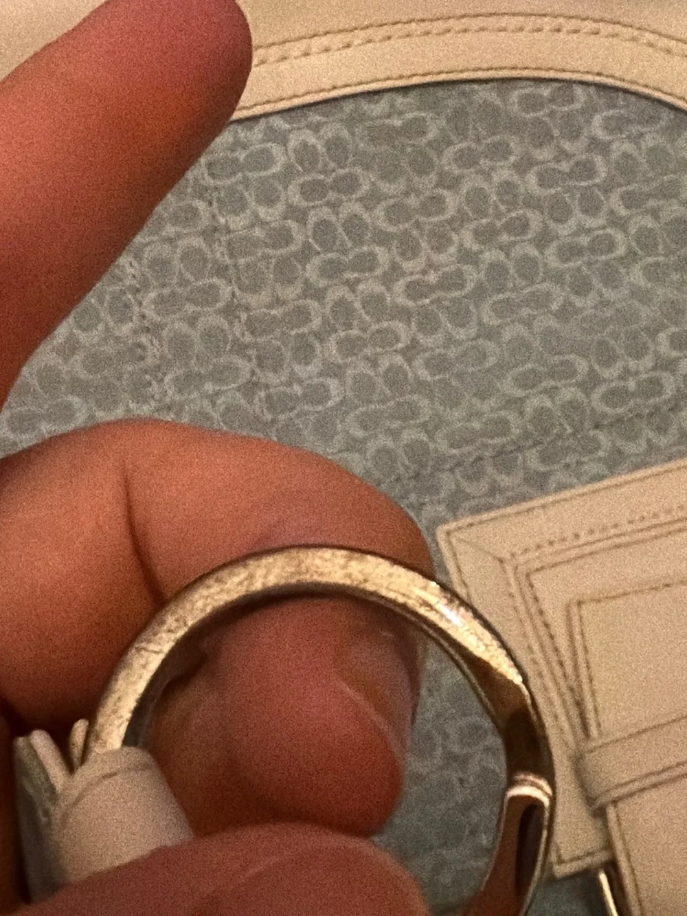 Y2K Coach photokeychain